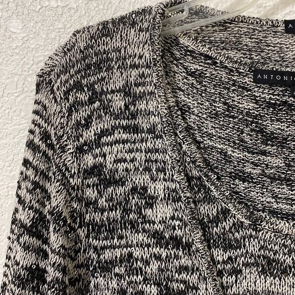 Antonio Melani 2 Piece Knit Cardigan & Tank Women's Size Large Holiday Sweater - Picture 3 of 12